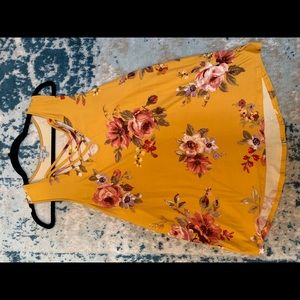 White Birch Floral Top